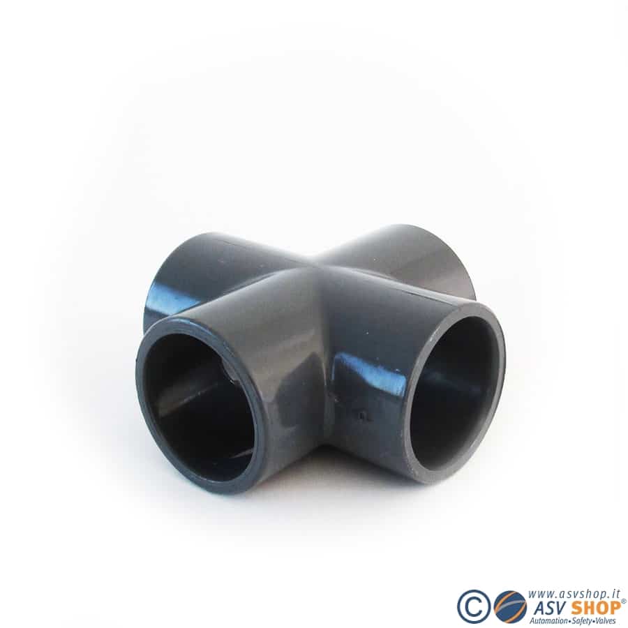 CCYKXA Raccordo a gomito in PVC - 3 vie - Raccordo per tubi - Raccordo