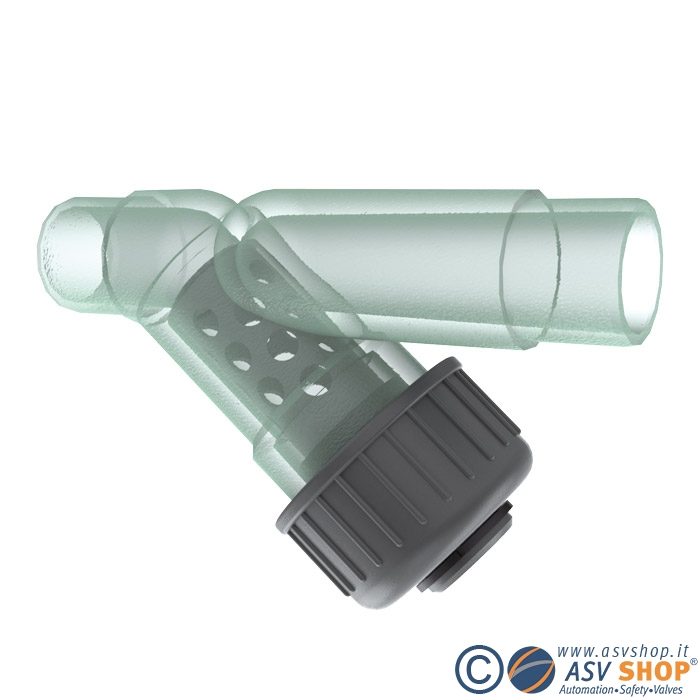 Filtro in PVC trasparente