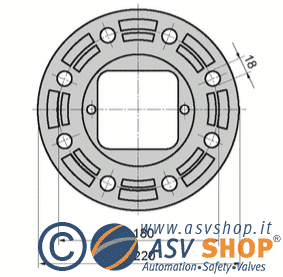 Flangia in PVC e PP per NIS