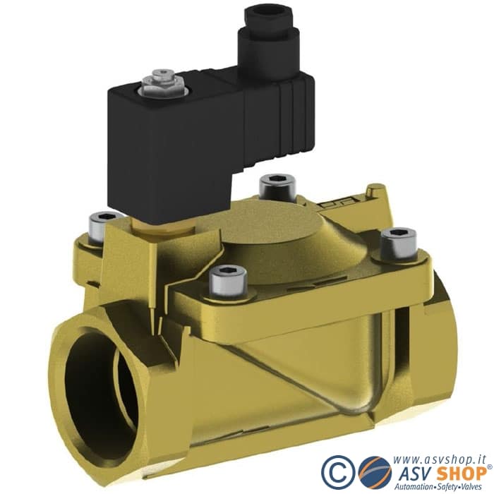 Électrovanne en inox 1 - 230V AC - contact NF - 10 bars - FSA